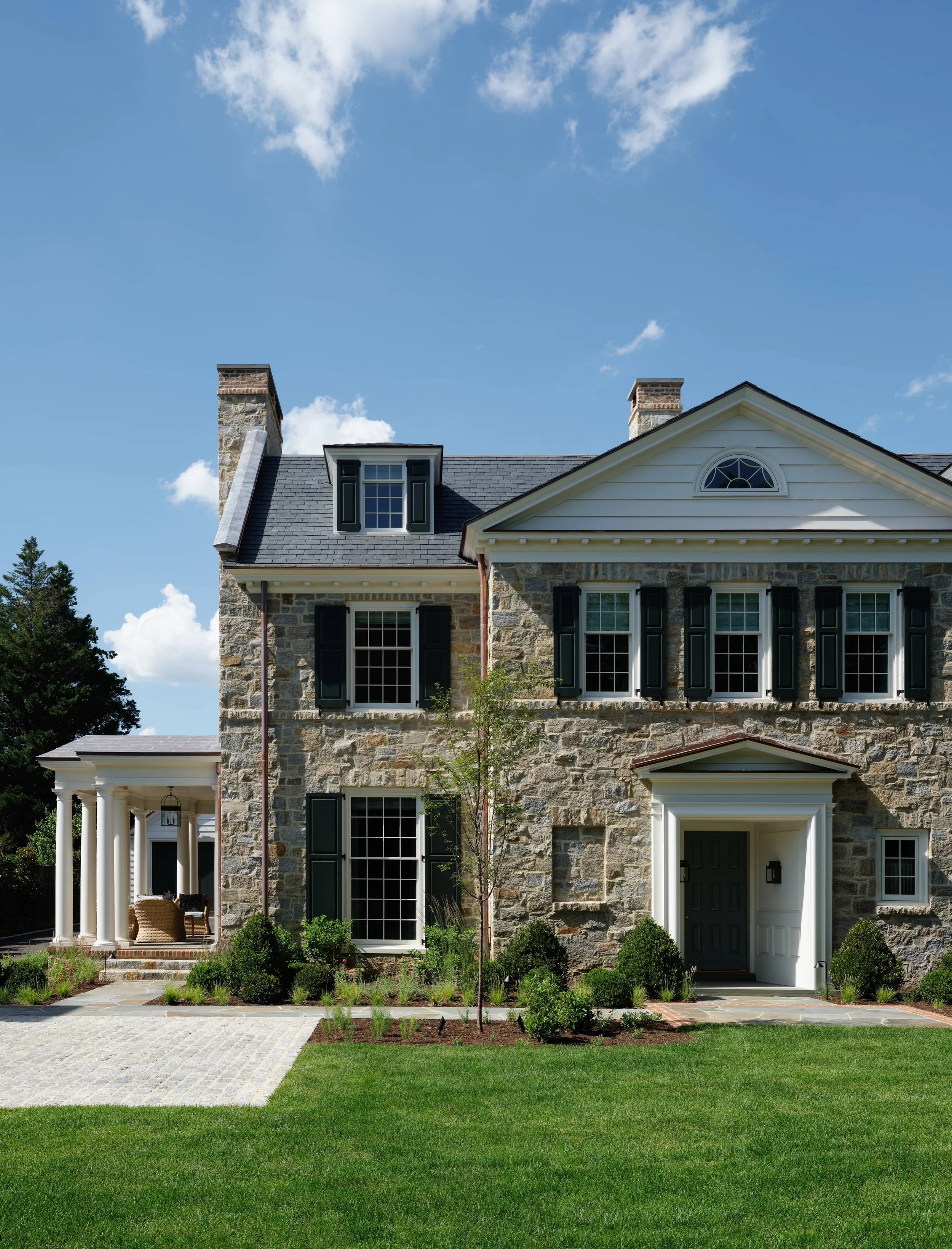 Old exteriors made new again. 

Architect: @thomsoncooke 
Interior Designer: @ericaburnsinteriors 
Custom Builder: @pyramid_builders 
Photographer: @readmckendree 

#PyramidBuilt #UltraHome #HomeExteriors #Renovation #homeinspiration