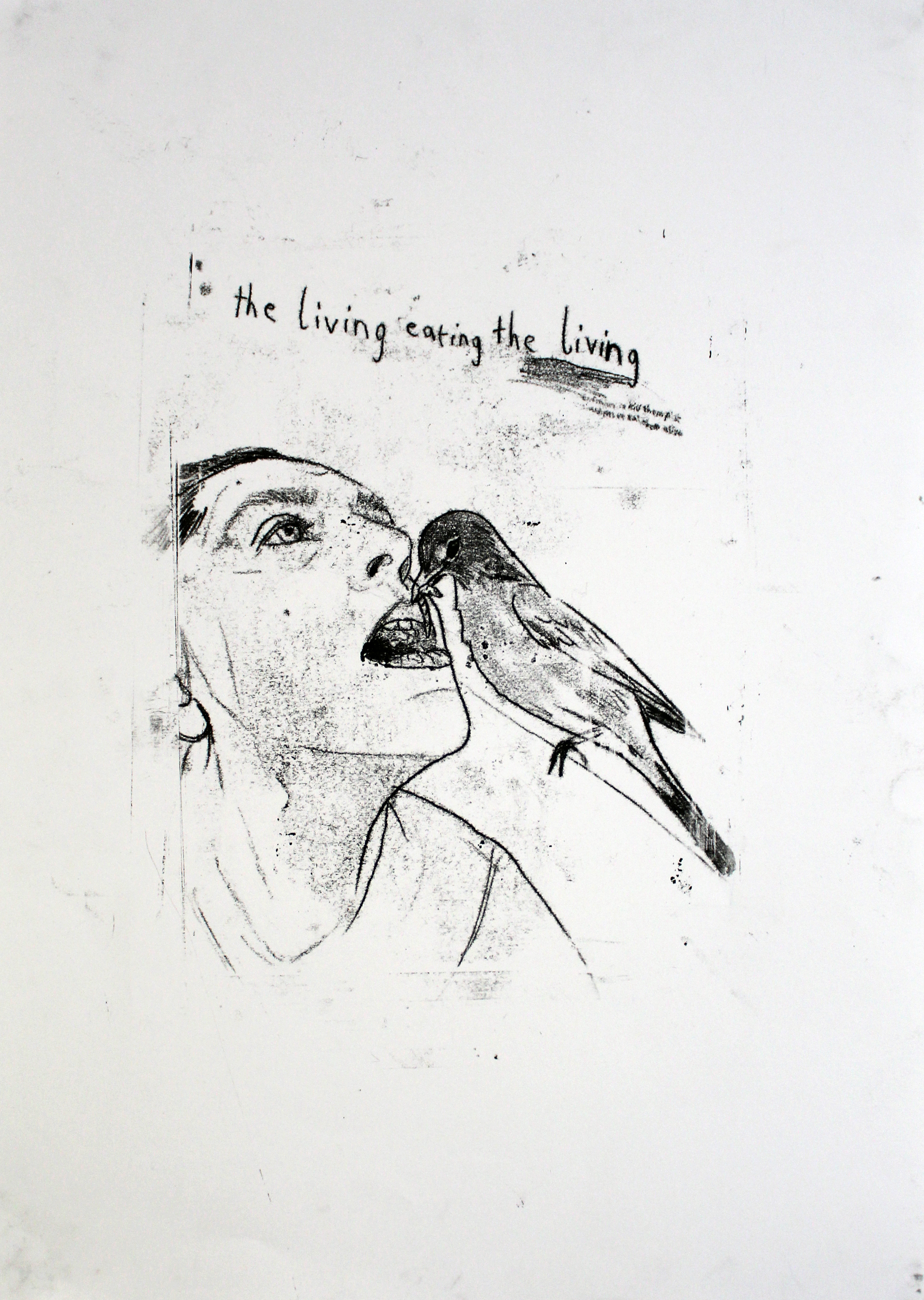 The Living Eating The Living (Print)