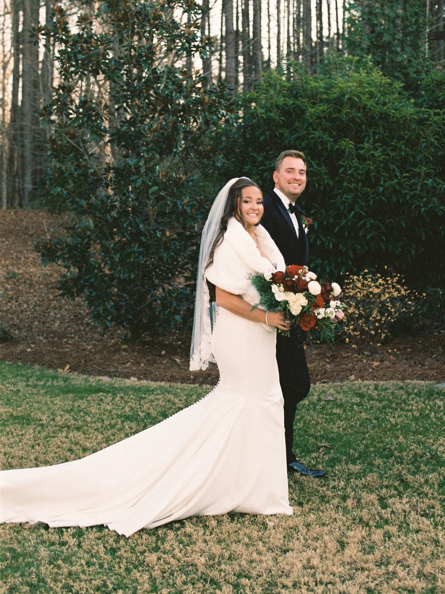 C+W on film 🤍
12.13.25 ✨ 

Planner: @alysonjean_events
Venue: @pavilion_at_carriage_farm
Photographer: @sidneyashtonphoto 
Video: @seatosummitfilms 
Florist: @expressionsoflovefloristnc
Rentals: @curatedeventsraleigh @greenhousepickersisters
Caterin