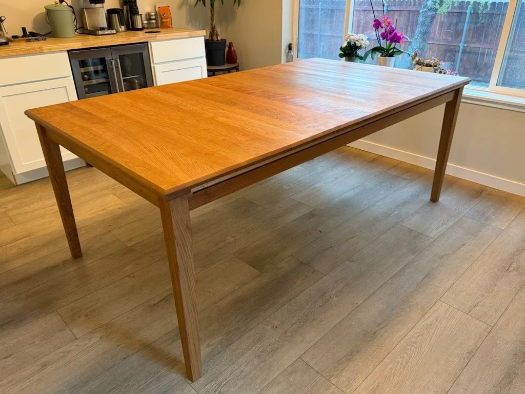Custom cherry dining/gaming table built in Bend, Oregon