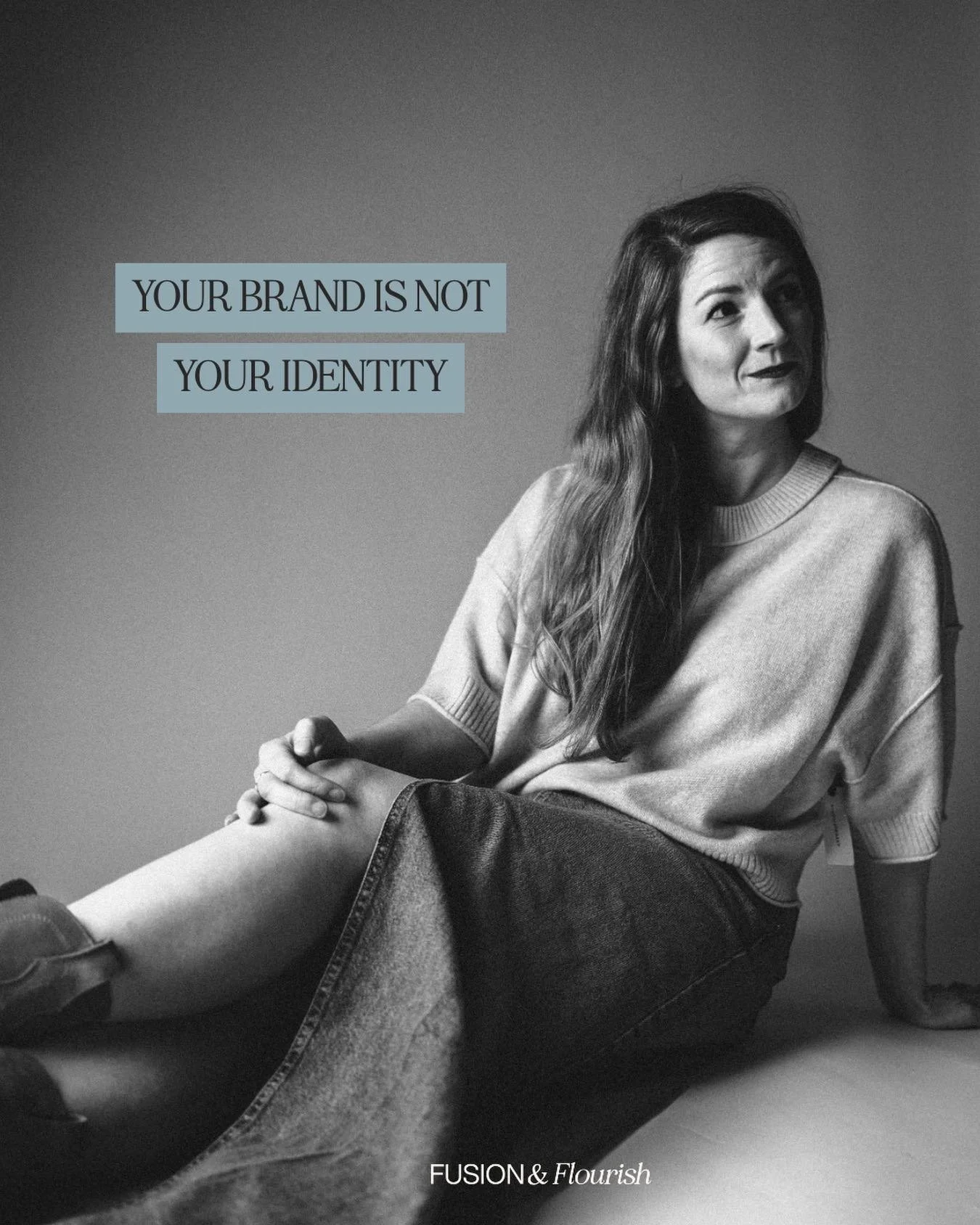 IT&rsquo;S THE CONTAINER FOR YOUR EXPANSION. 

A controversial statement in the era of personal branding thats constantly preaching to &ldquo;be more you&rdquo;

But the radical truth is, if your brand is built on your current identity, it will SHATT