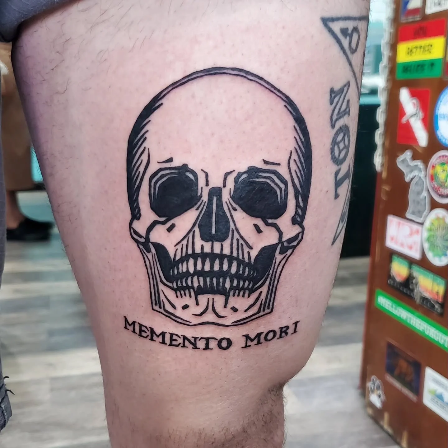 Fresh vs. healed🥊💥 We don&rsquo;t always get to see #tattoos after they&rsquo;ve had time to settle, so we really appreciate when clients like Kenny stop in and share the results. He&rsquo;s trusted us with two #tattoos recently, and today we got t