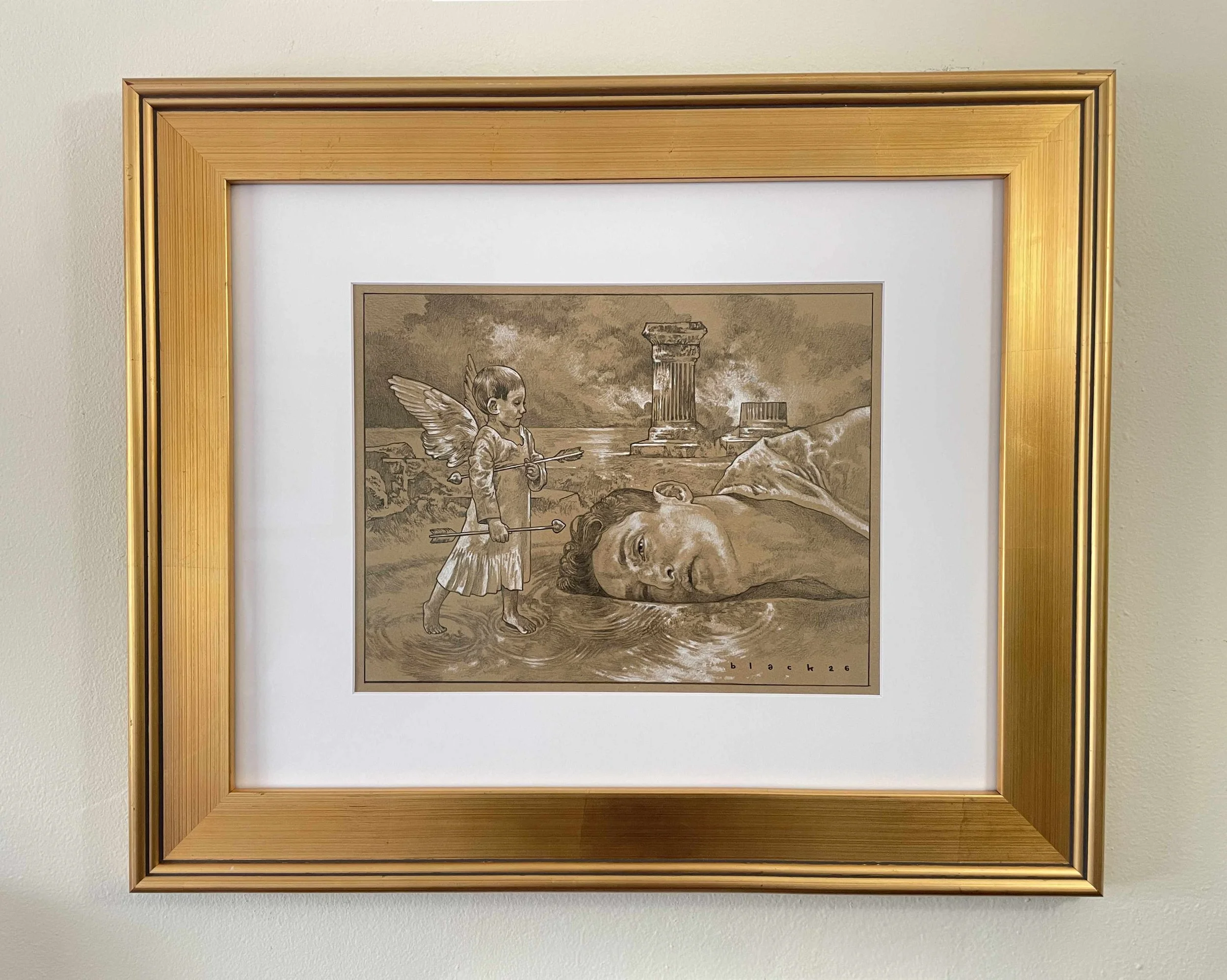 Cupid retrieving his arrows framed pic.jpeg