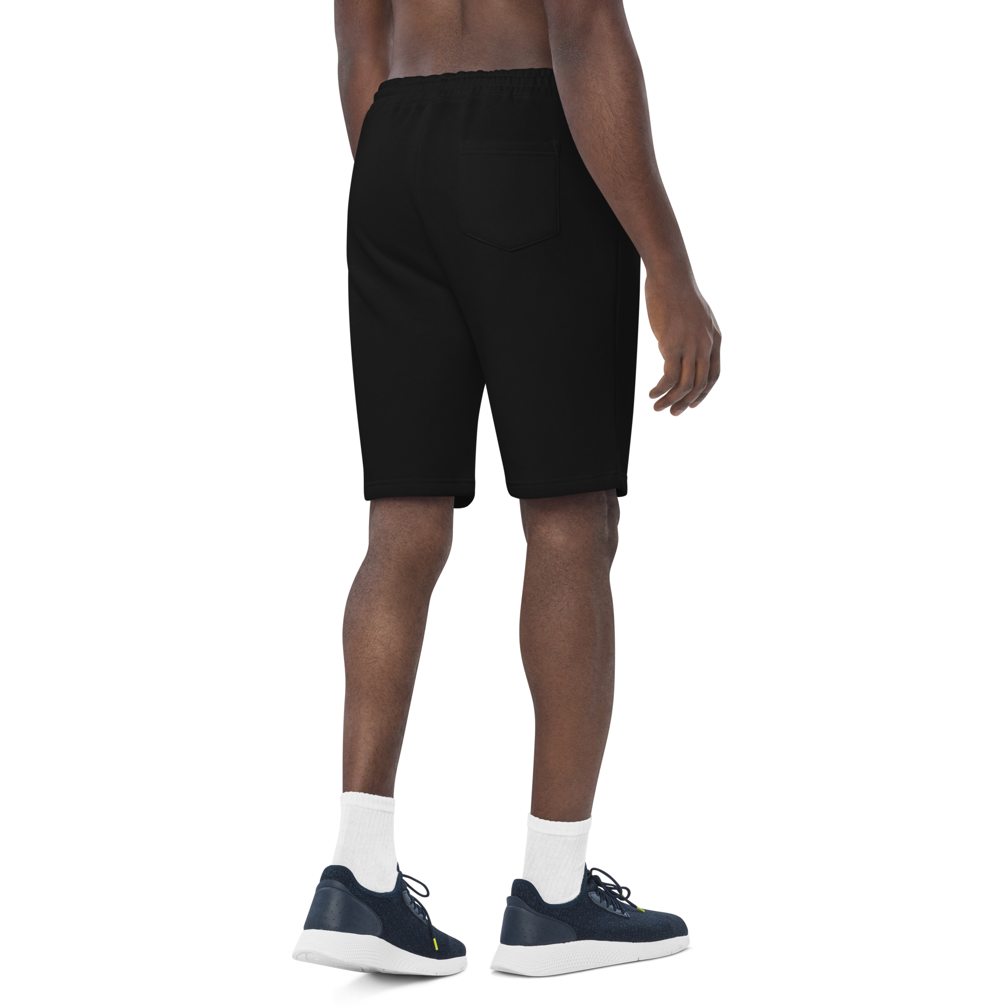 mens-fleece-shorts-black-right-back-67f96de9b4c1d.png