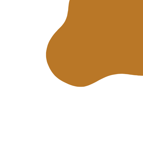Abstract brown shape on black background