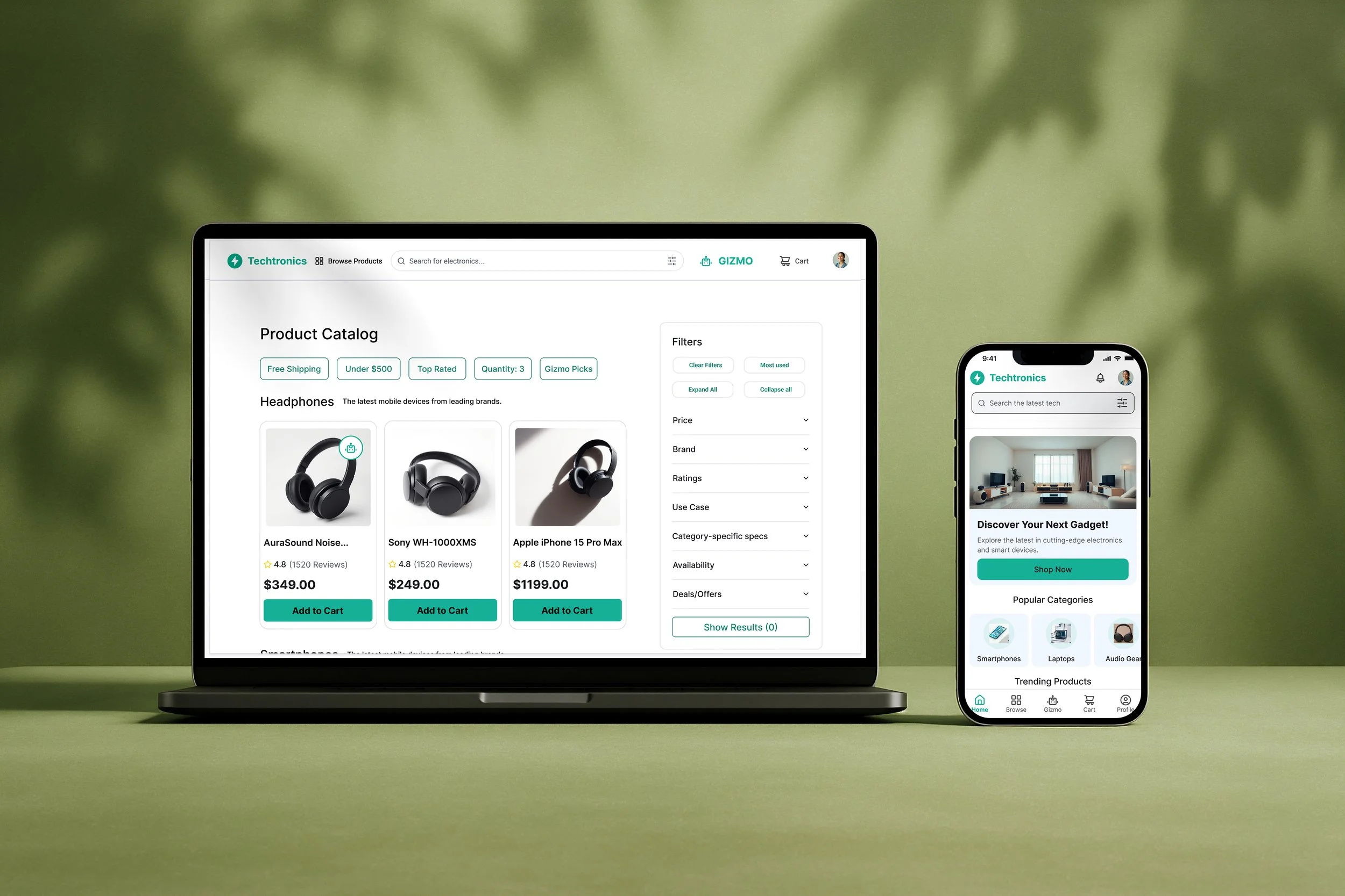 Techtronics UX Case Study: Coming Soon