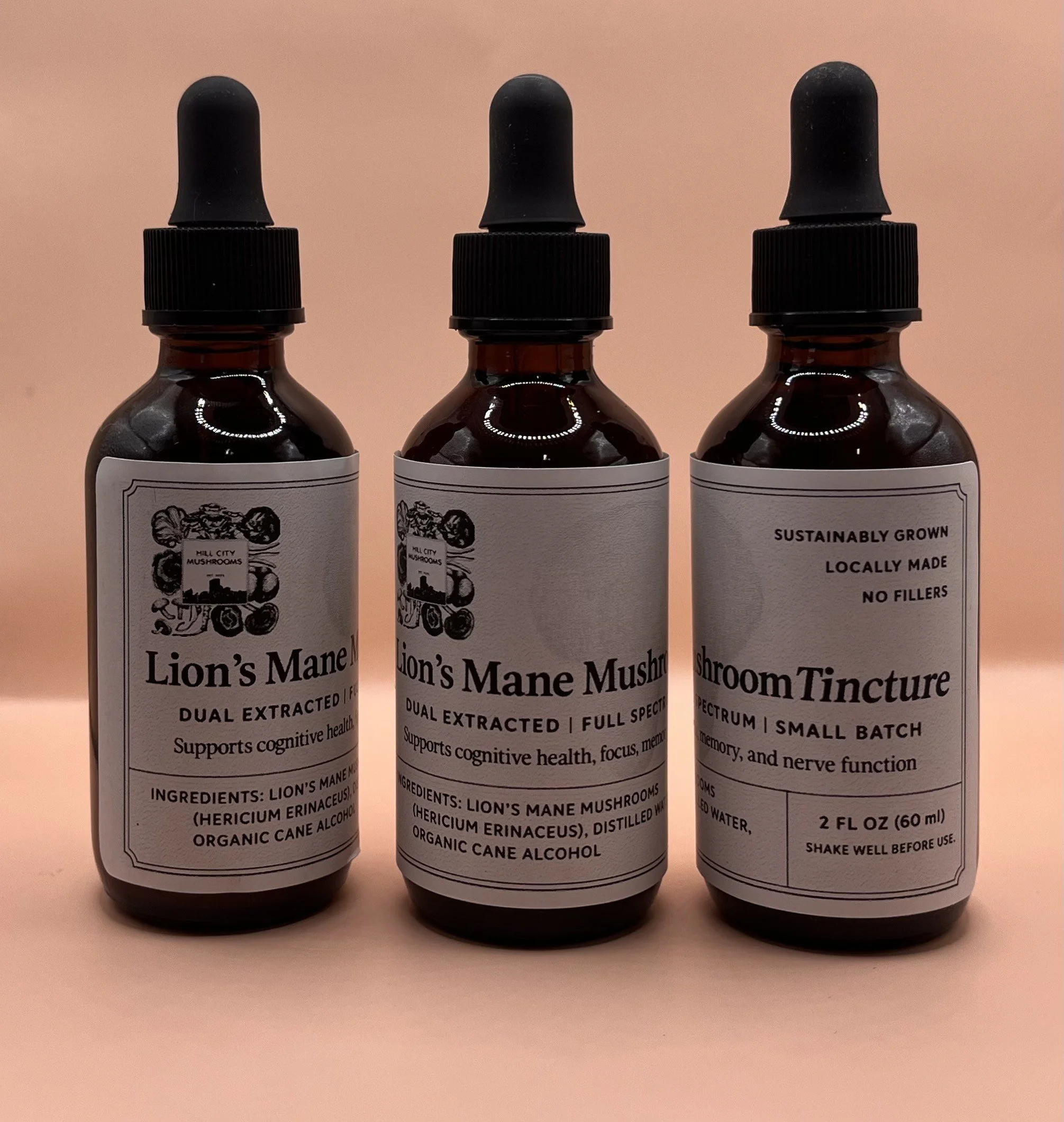 2oz Dual-Extracted Lion's Mane Tincture