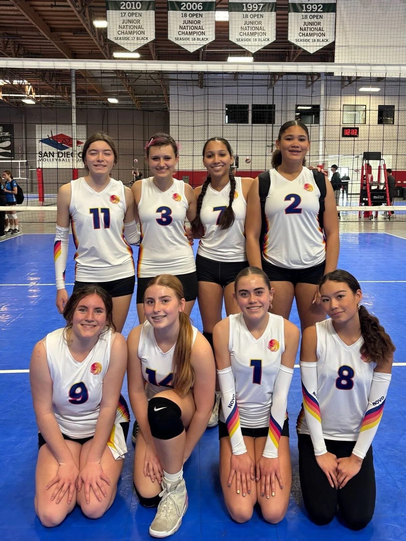 Busy and exciting weekend for some of our NOVO teams!
 14 RED and HS RED finished the tournament undefeated. 🎉
 14 YELLOW faced some of the top teams in the region and stepped up to the challenge, delivering amazing rallies and hard-fought battles. 