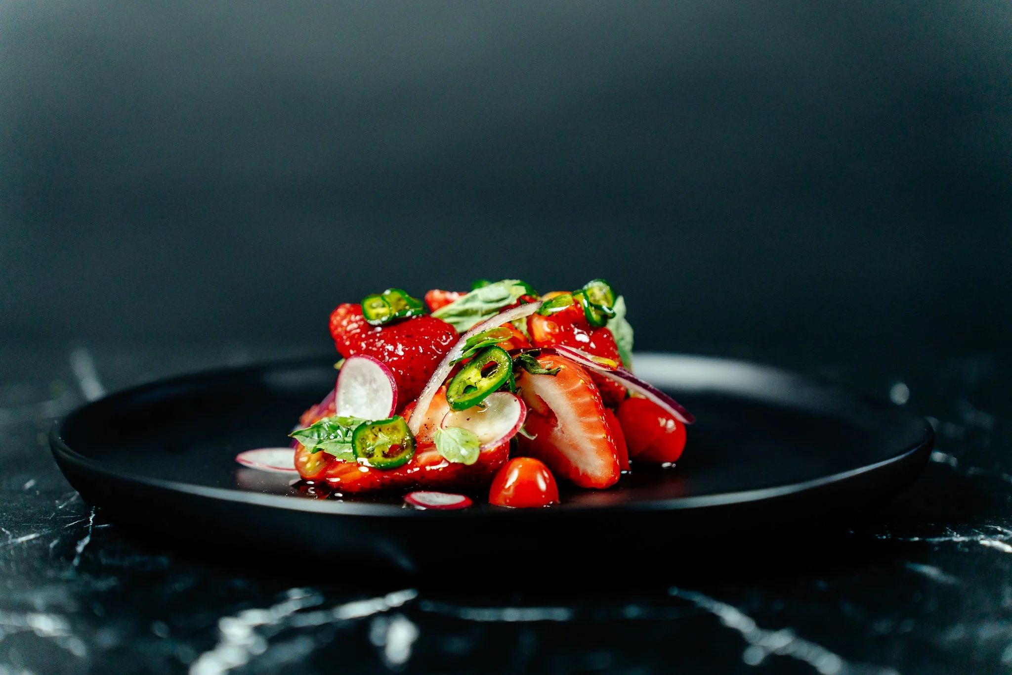 Plated Salad Preston Hollow Catering