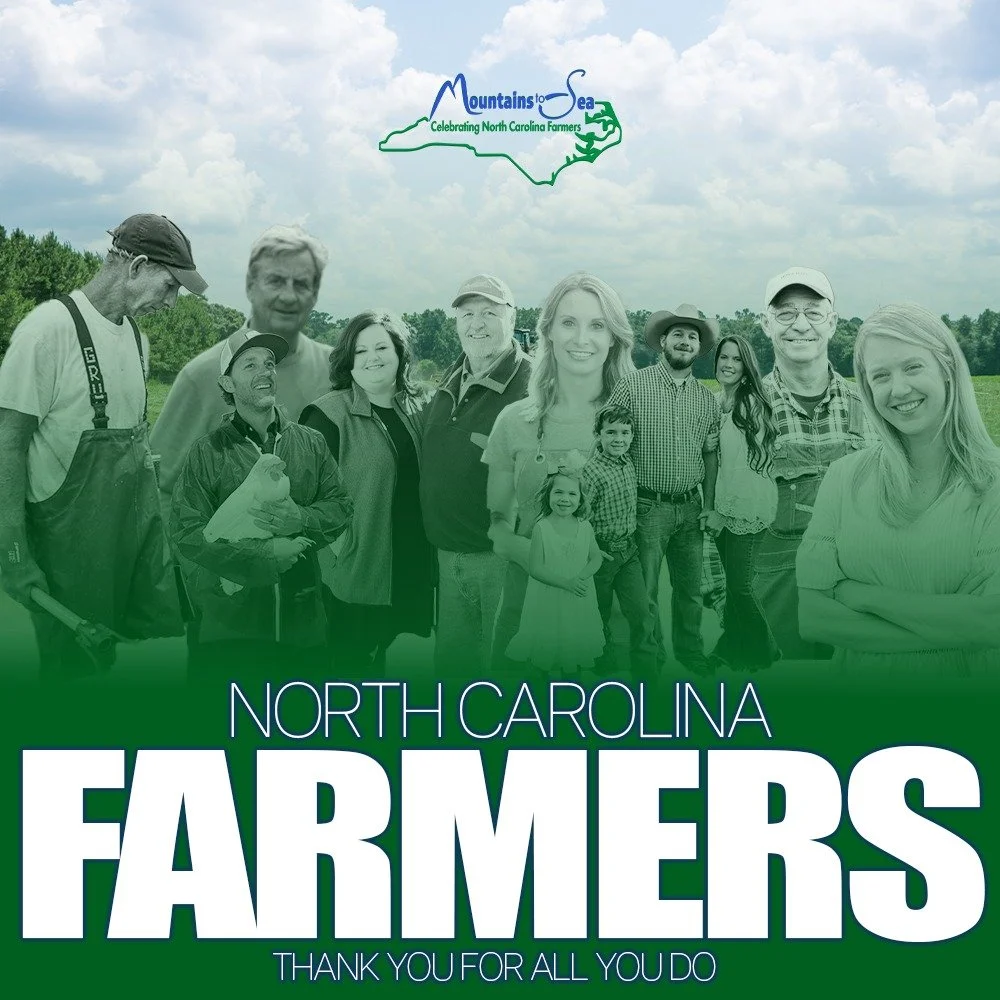 Celebrate North Carolina farmers November 6th for NC Farmer Appreciation Day! 
It isn't the farm that makes the farmer-- it's the love, hard work, and character.

#ncfarmersappreciationday #frommountainstosea #NCAg #ncfarmfamilies #ncfarmers