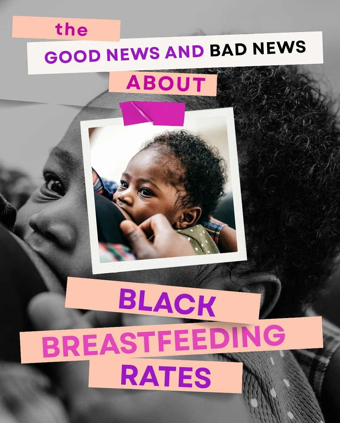 The good news: the Black dyad is up! Rates continue their 20 year upward trend of going from 58% to 75% &mdash; the fastest rate of improvement among other groups. Community led initiatives that involve Black doulas and Black birthworkers makes a sig