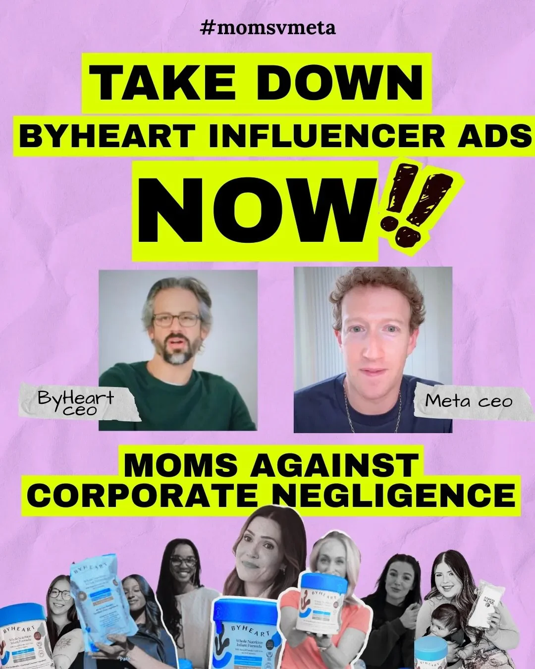 Put babies above profit! Those ads are dangerous and promote products that the FDA says could have botulism. TAKE THEM DOWN.

@gaingels @lorenzosfnyc @brianamerica @SWANSITS @benthecurtis @danriech @arusbridger @redseaventures @nighatdad @suzanne.nos