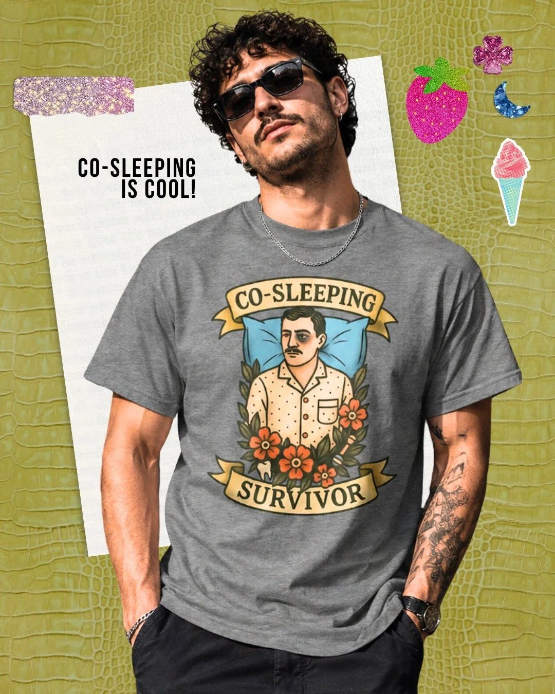 Father's day is coming up and here is an easy gift to give the man who has take a toddler elbow straight to the dome. 😈 Shop link in bio and stories.