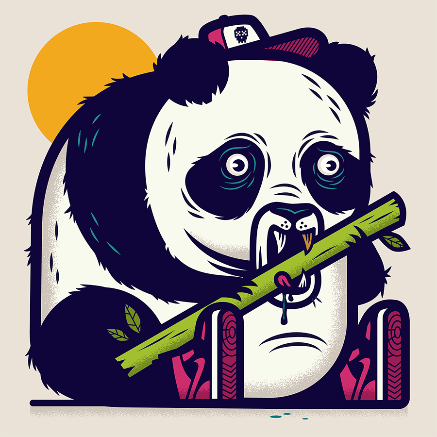 Character design illustration by Cincinnati artist Rob Warnick