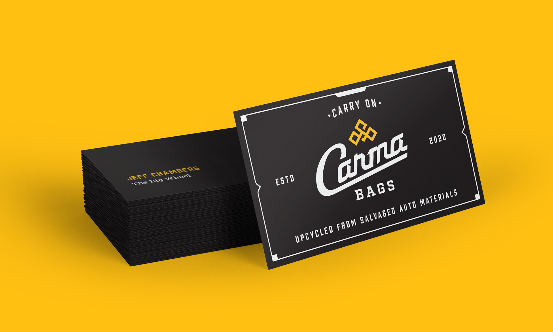 Carma Bags brand identity design by Rob Warnick