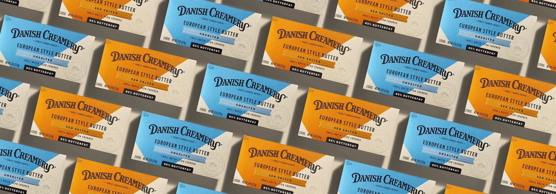Danish Creamery brand identity by Rob Warnick