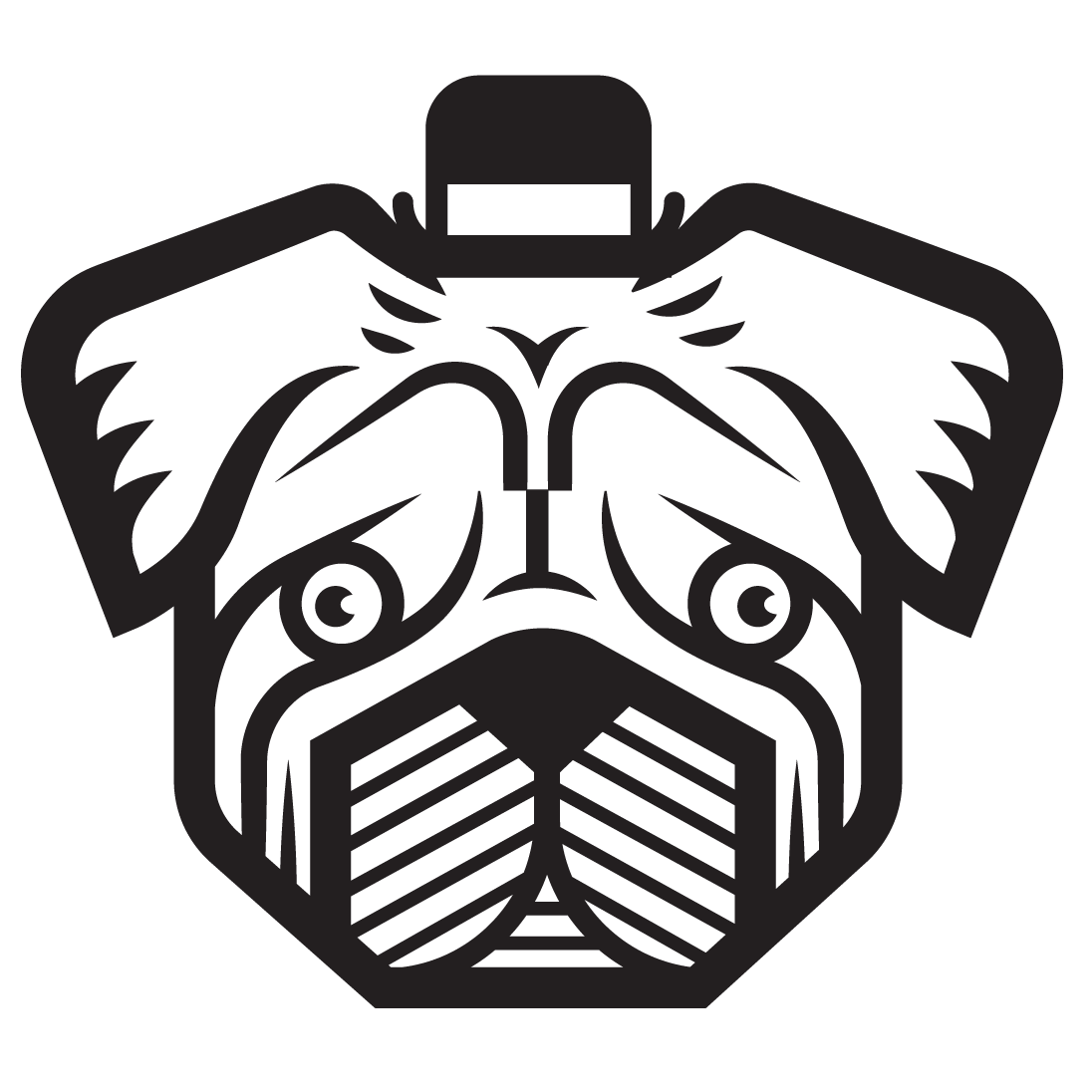 Into the Roblivion pug logo by Rob Warnick