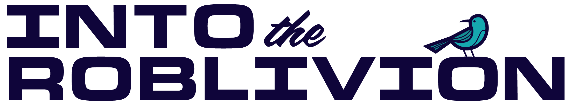 Into the Roblivion logo — by Rob Warnick