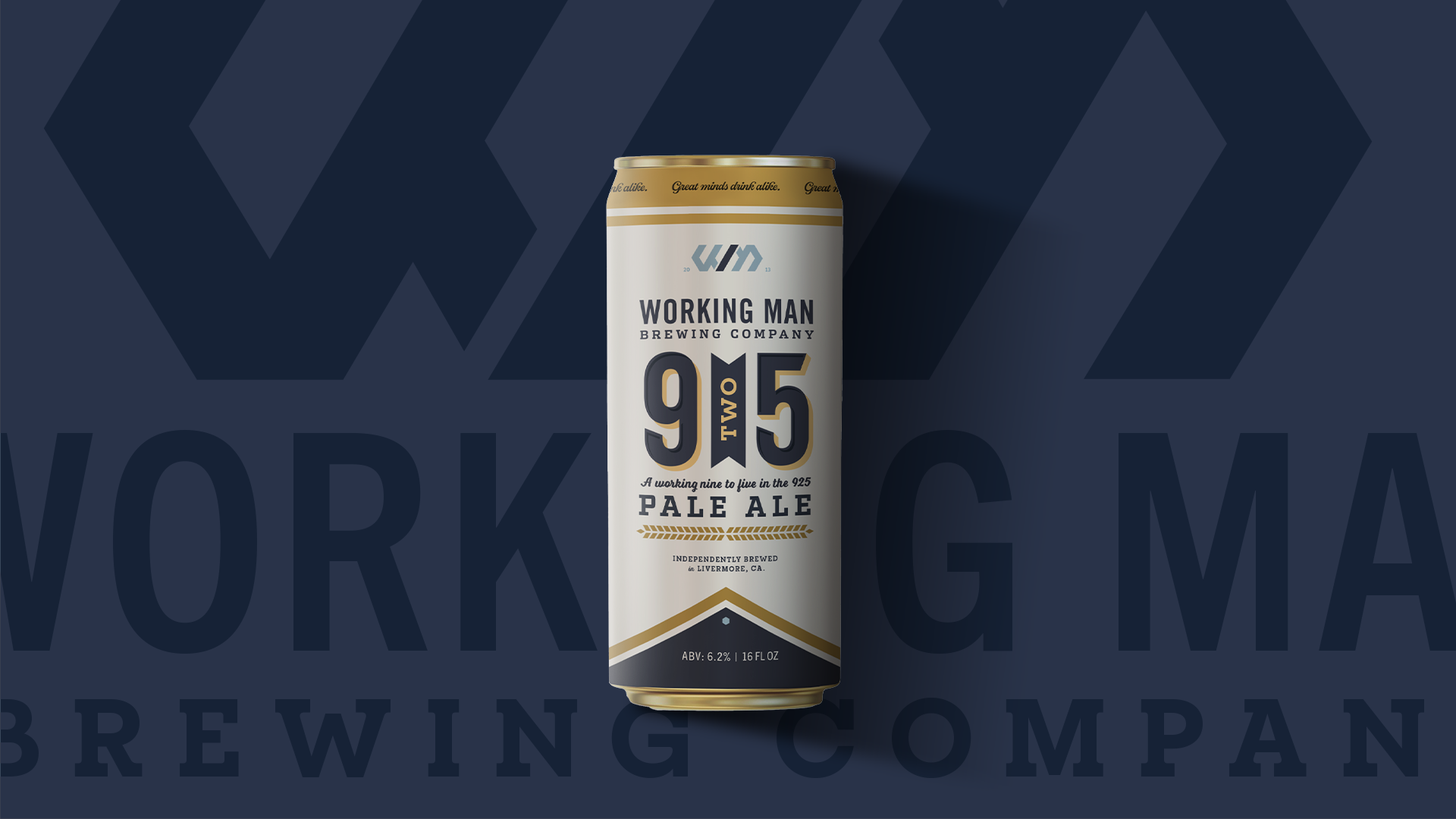 Working Man Brewery brand identity by Rob Warnick