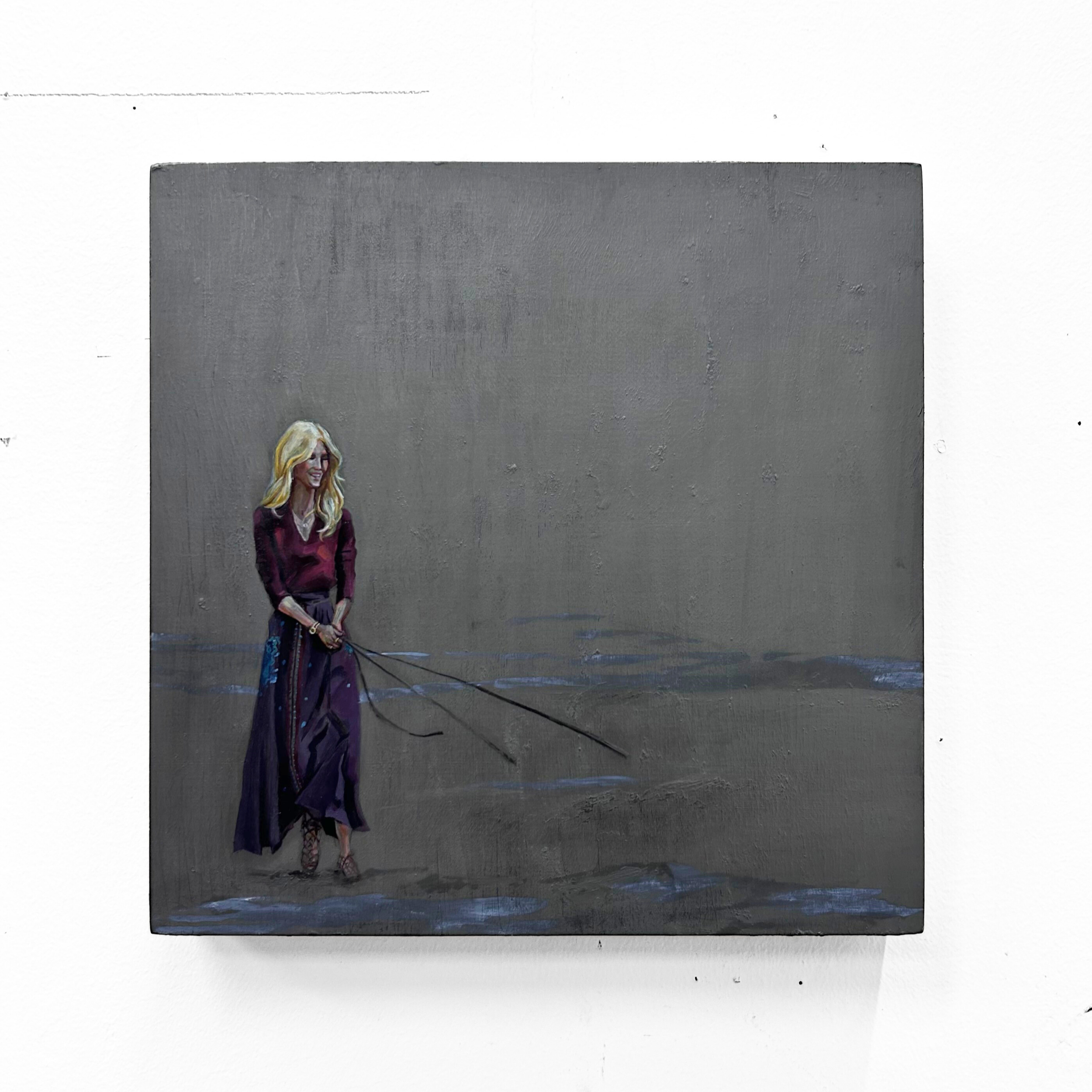 "Everyone wants to be in the Glossies,"
2025,
oil and graphite on panel,
10x10 in.