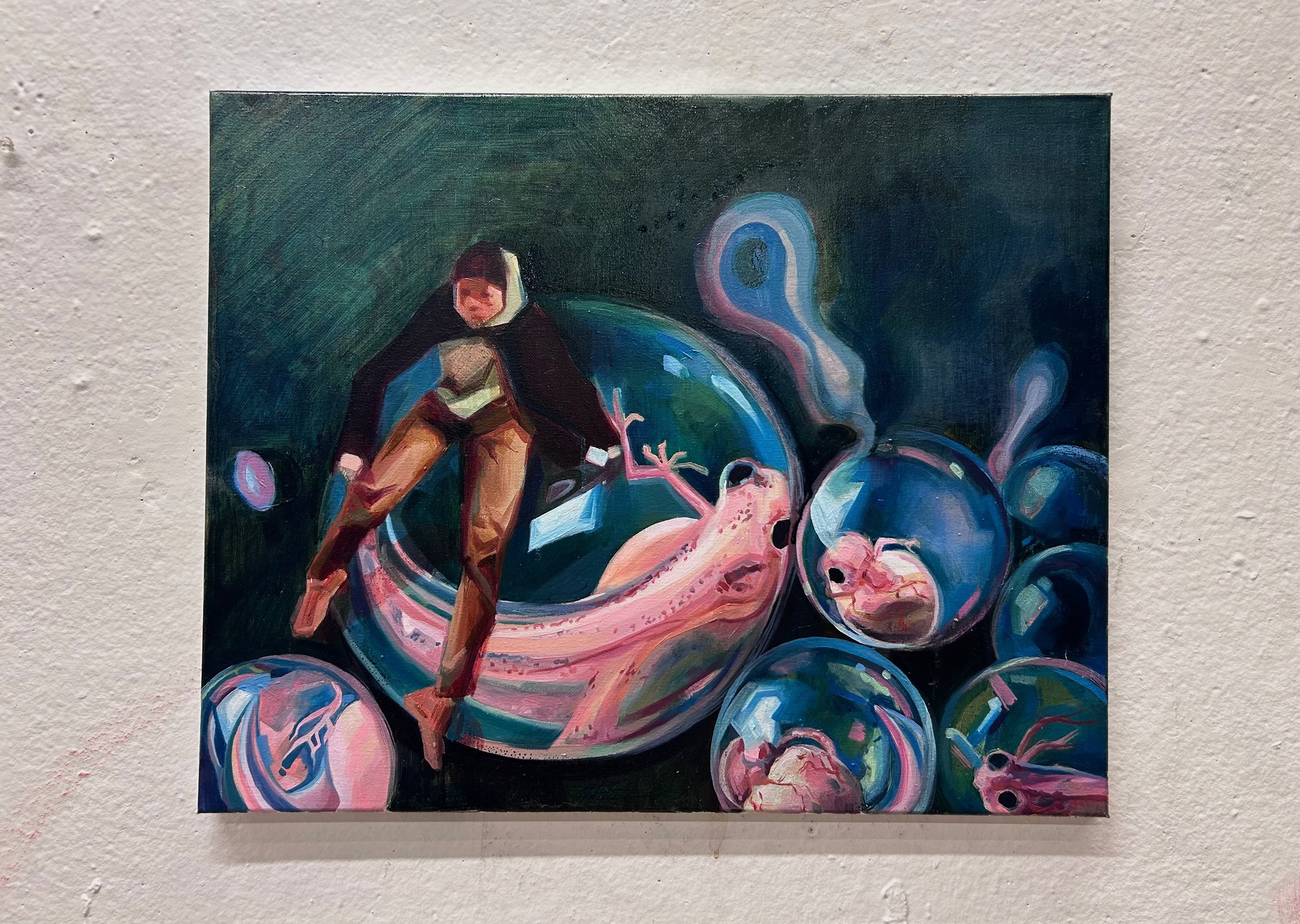 "Late Conversations with Shina"
April 2024,
Oil on canvas,
11x14 in