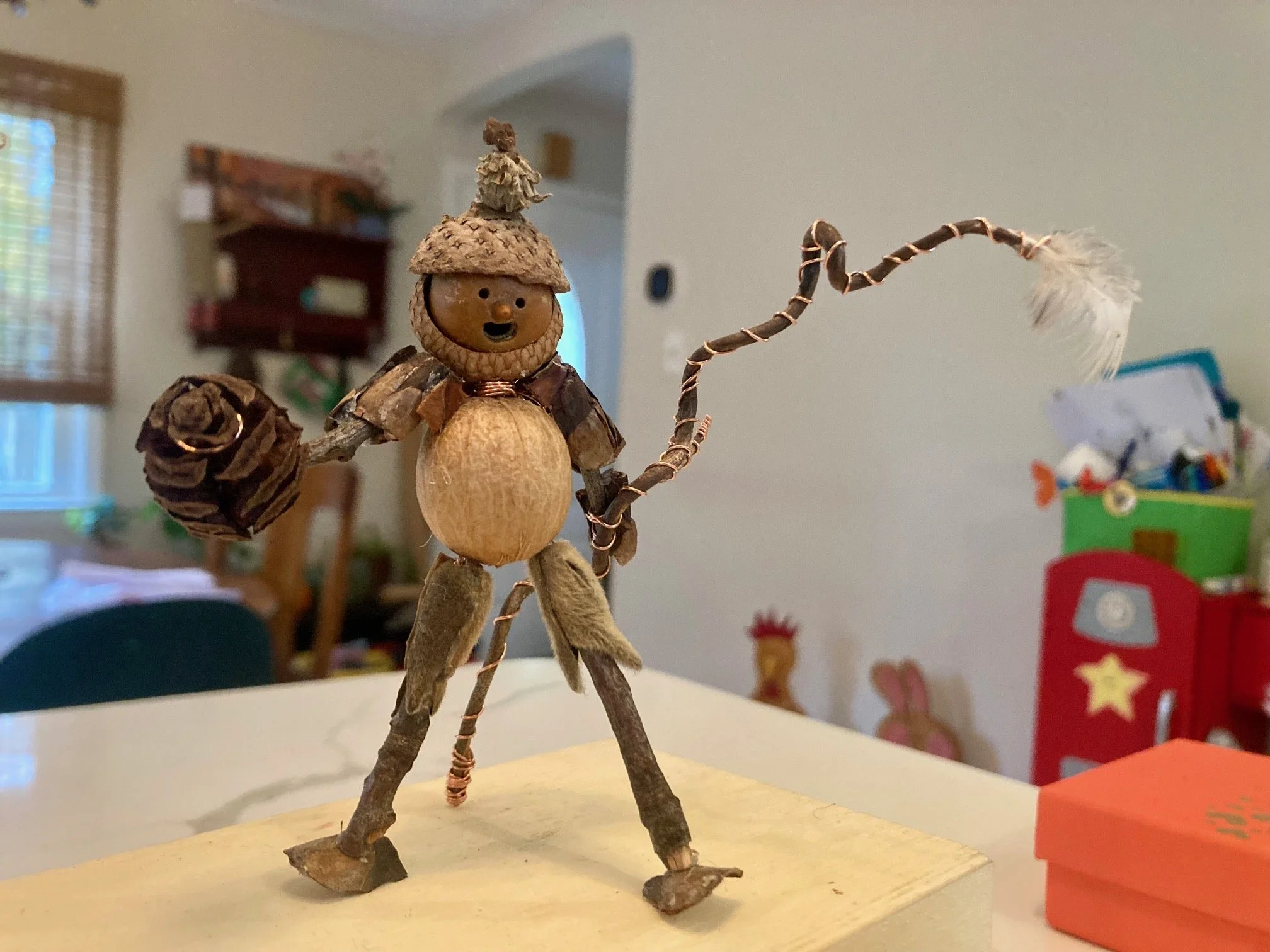 Acorn Folk & Forest Charms:  Crafting gifts from nature's treasures