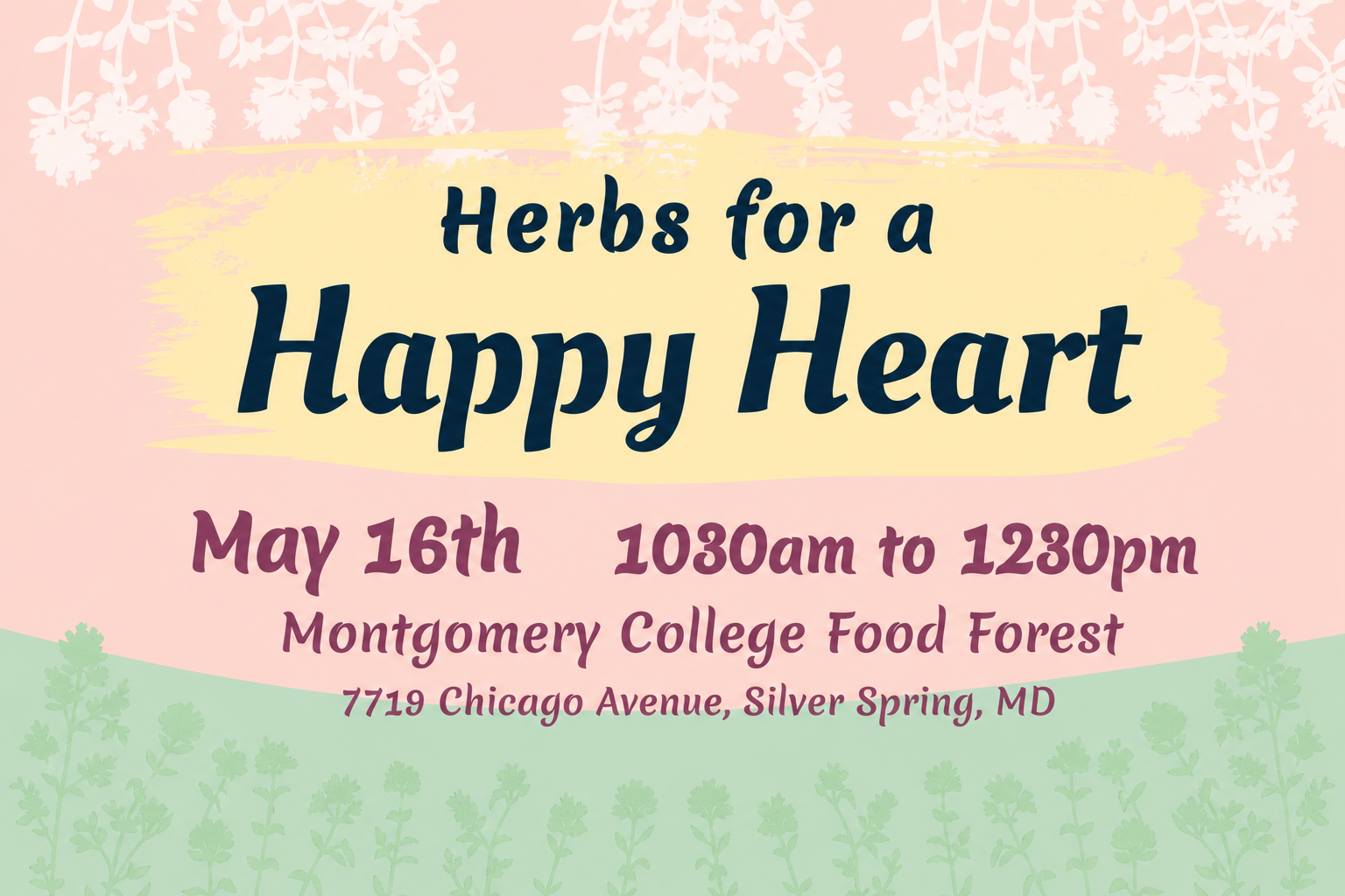 Herbs for a Happy Heart: Herbs, Qigong, and Presence