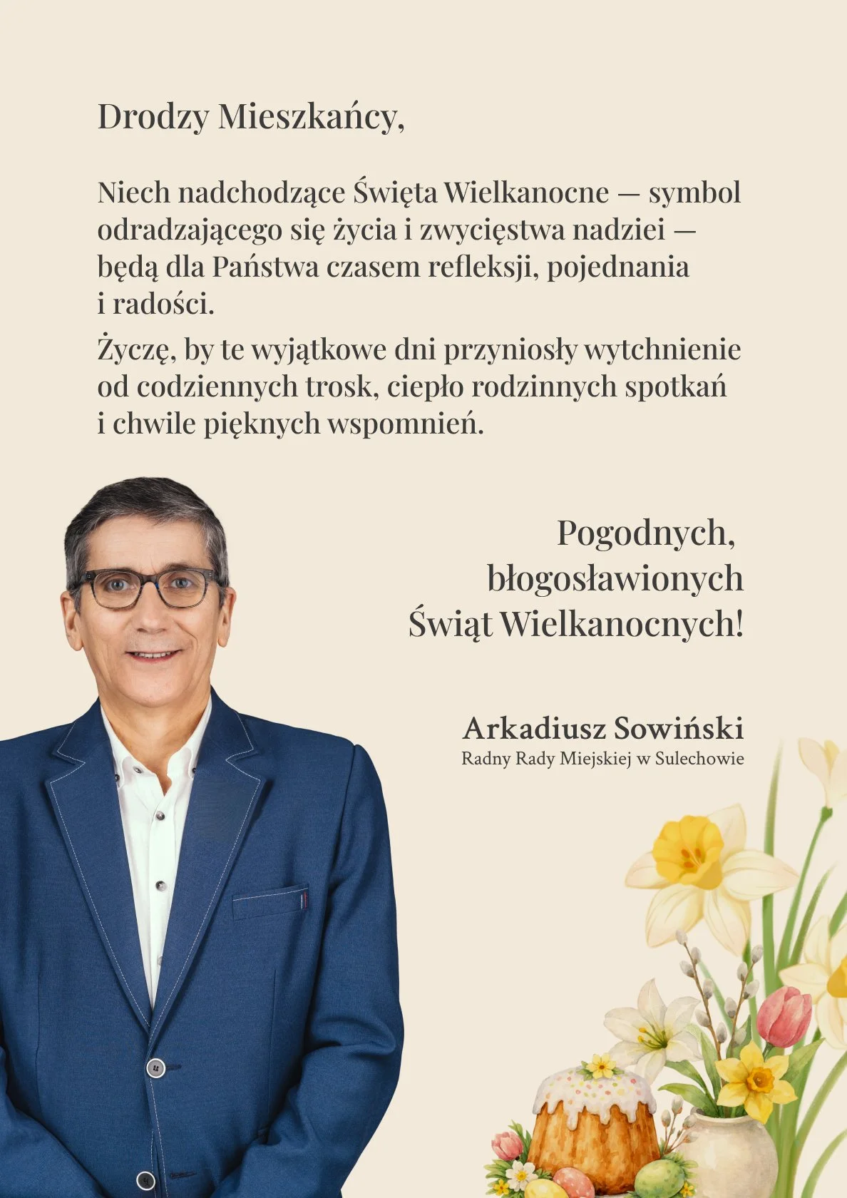 Wesołych Świąt Wielkanocnych.
