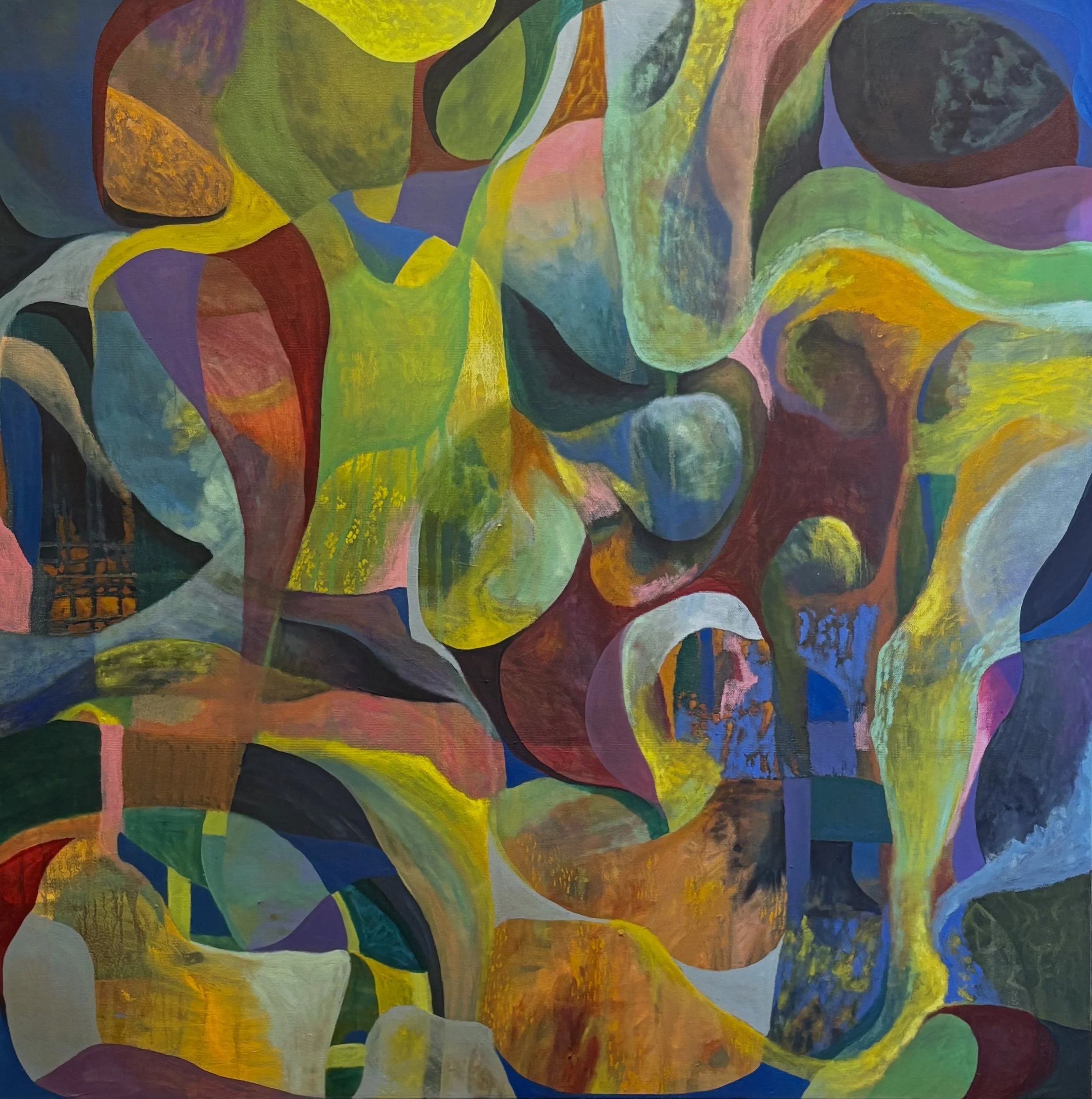 untitled, 36 x 36 x 1.5 inches, oil on canvas, 2025