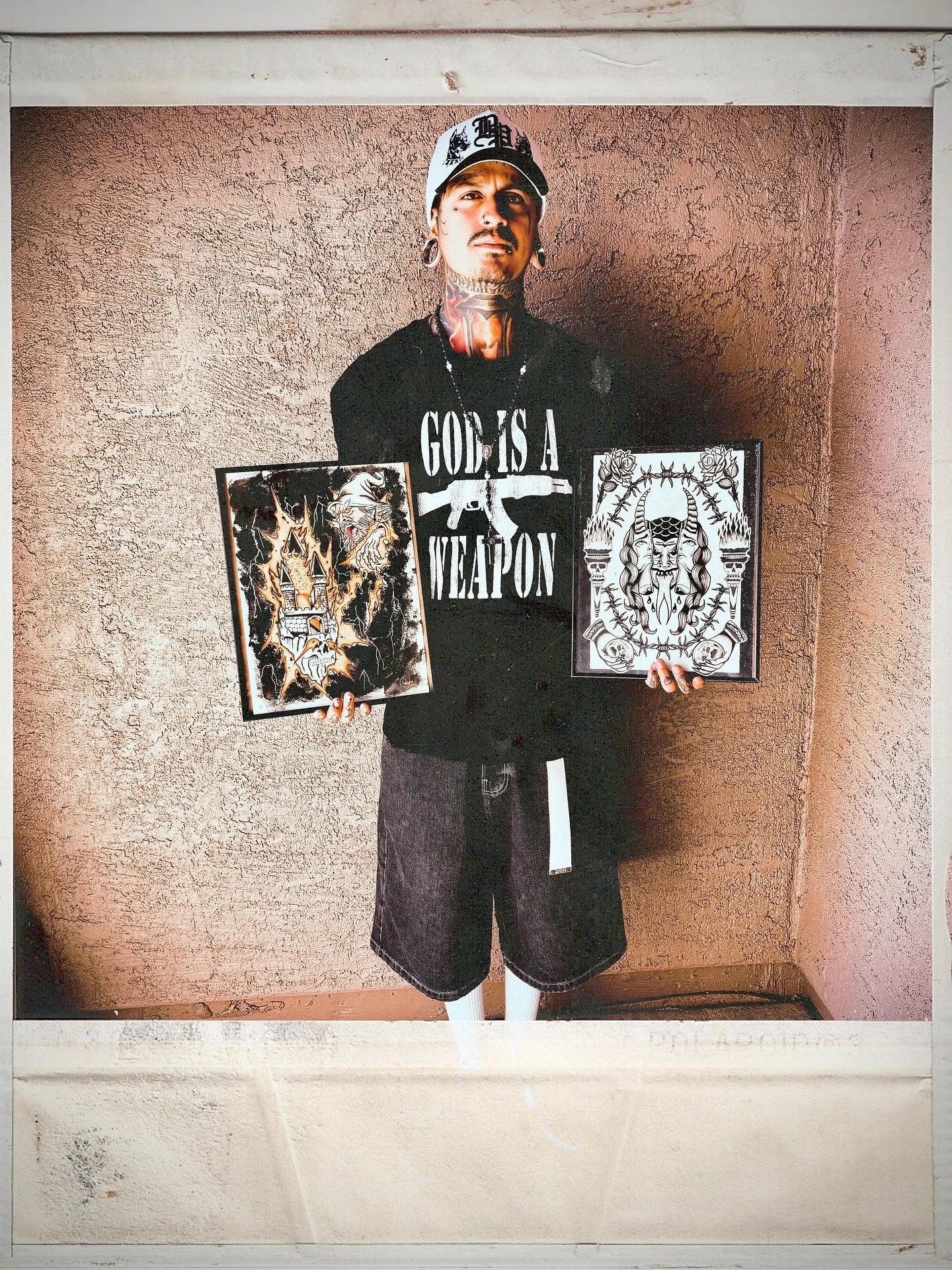 My Paintings for the @oopslaser art show. It&rsquo;s always a good time to see other tattoo artists&rsquo; work and hang out with friends.
.
Both paintings are watercolor
.
.
.
.
.