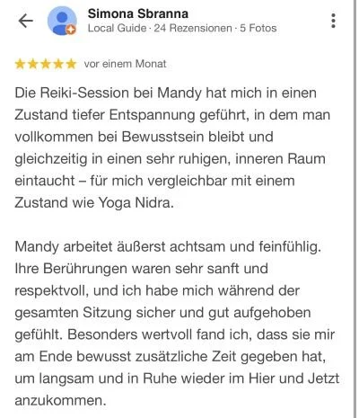 Reiki Review Simona Teil 1