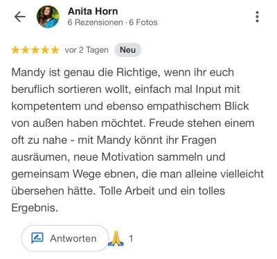 Coaching Review Anita Horn