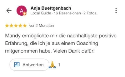 Coaching Review Anja Büttgenbach