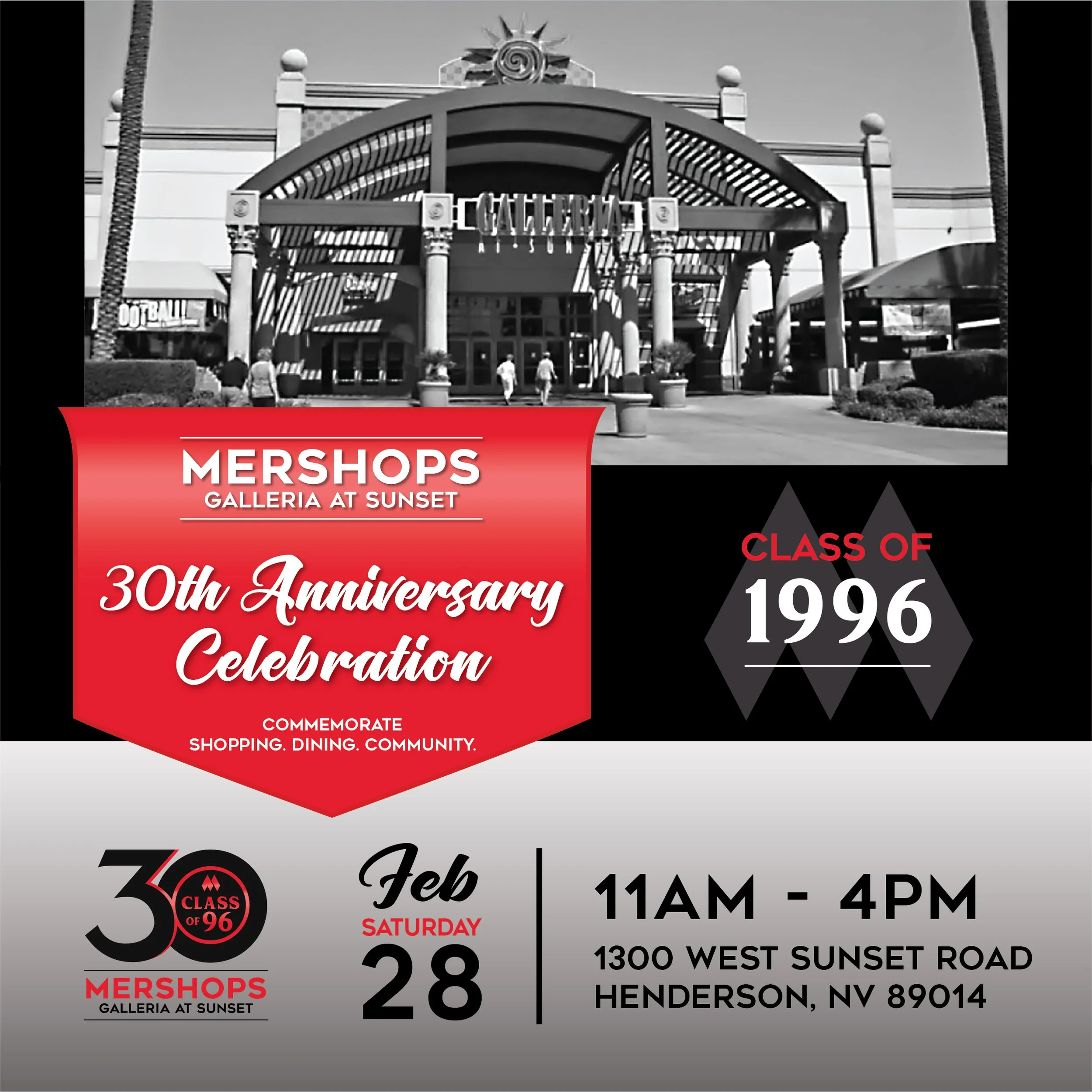 Mershops Galleria at Sunset 30th Anniversary Celebration