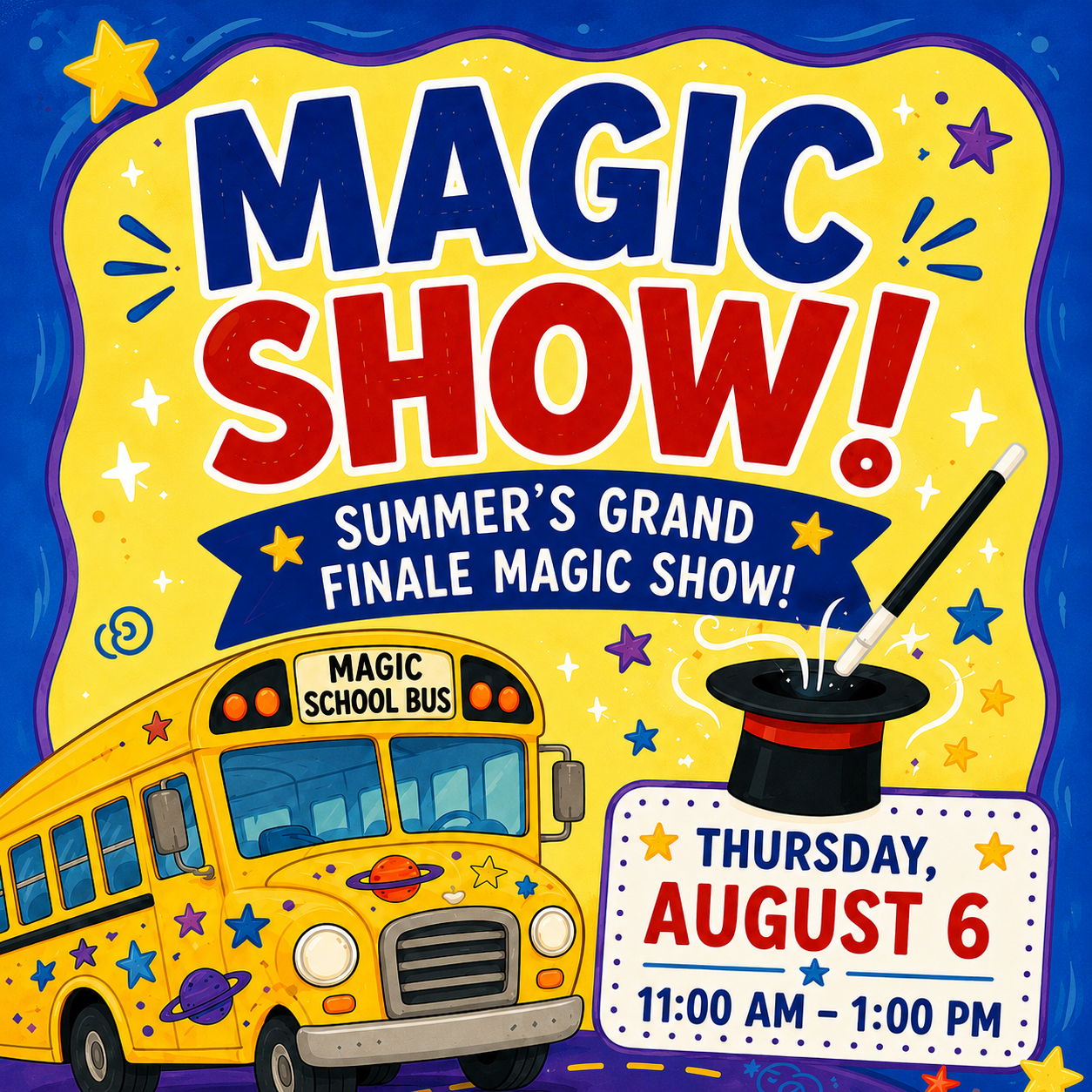 Sunset Sidekicks Magic Show