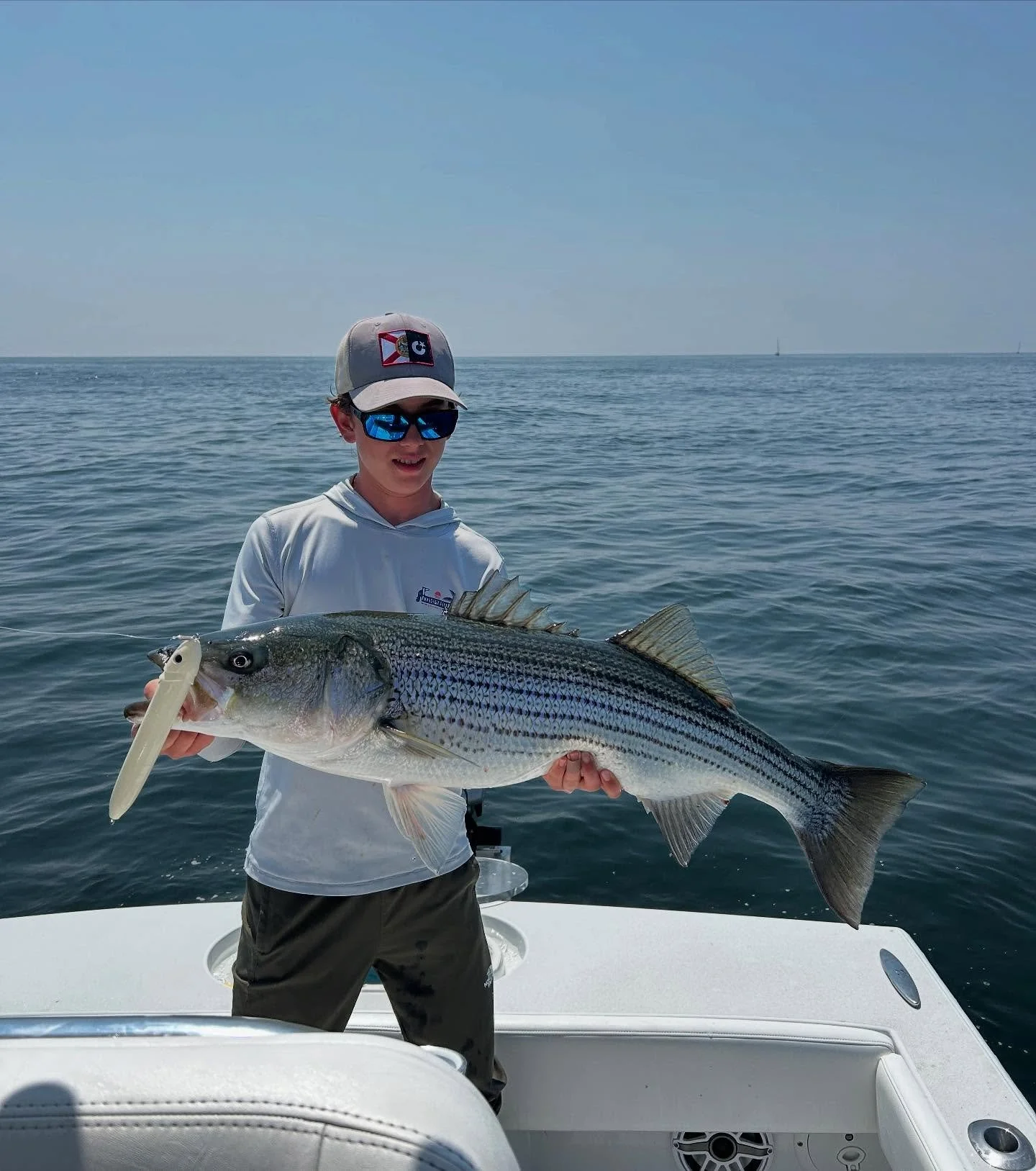 One of the great days from last month! The Vansant boys were a blast to fish with. They stuck it out in the morning fog and were rewarded with an awesome topwater and live lining bite!

I only have a handful of days left for August and have some more
