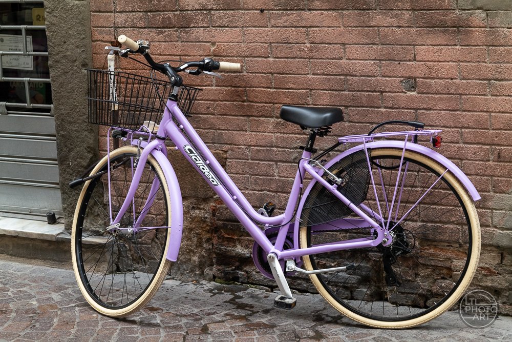 Bicycle Against Brick Wall