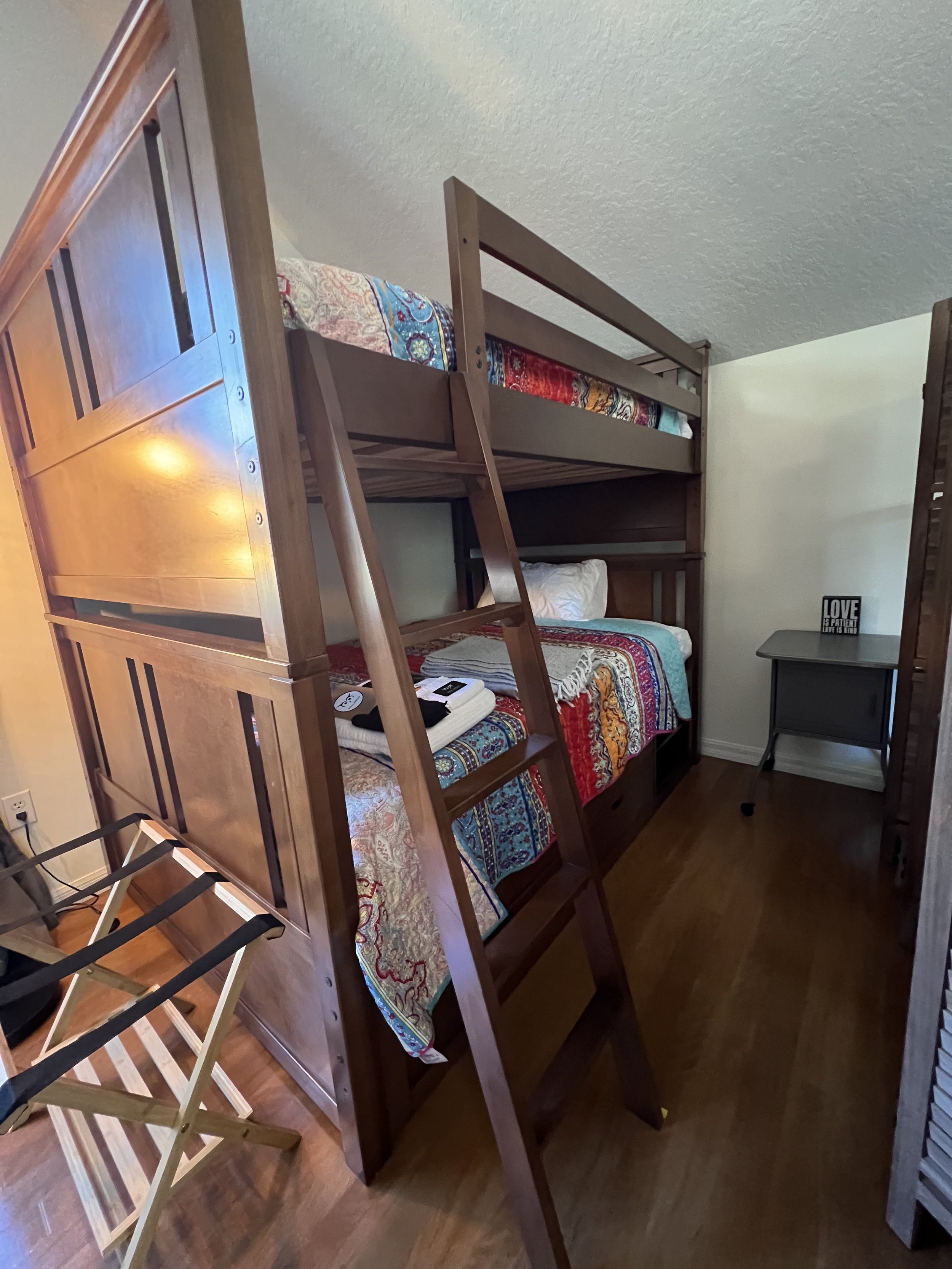 Twin Top Bunk ~ Shared Boho Suite