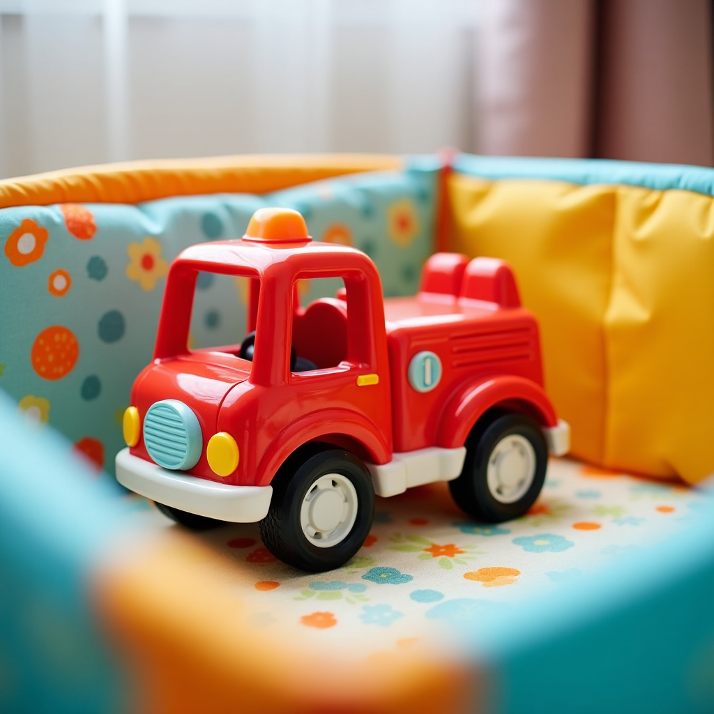 Mitchell's Firetruck Fiesta: Diapered Delight!