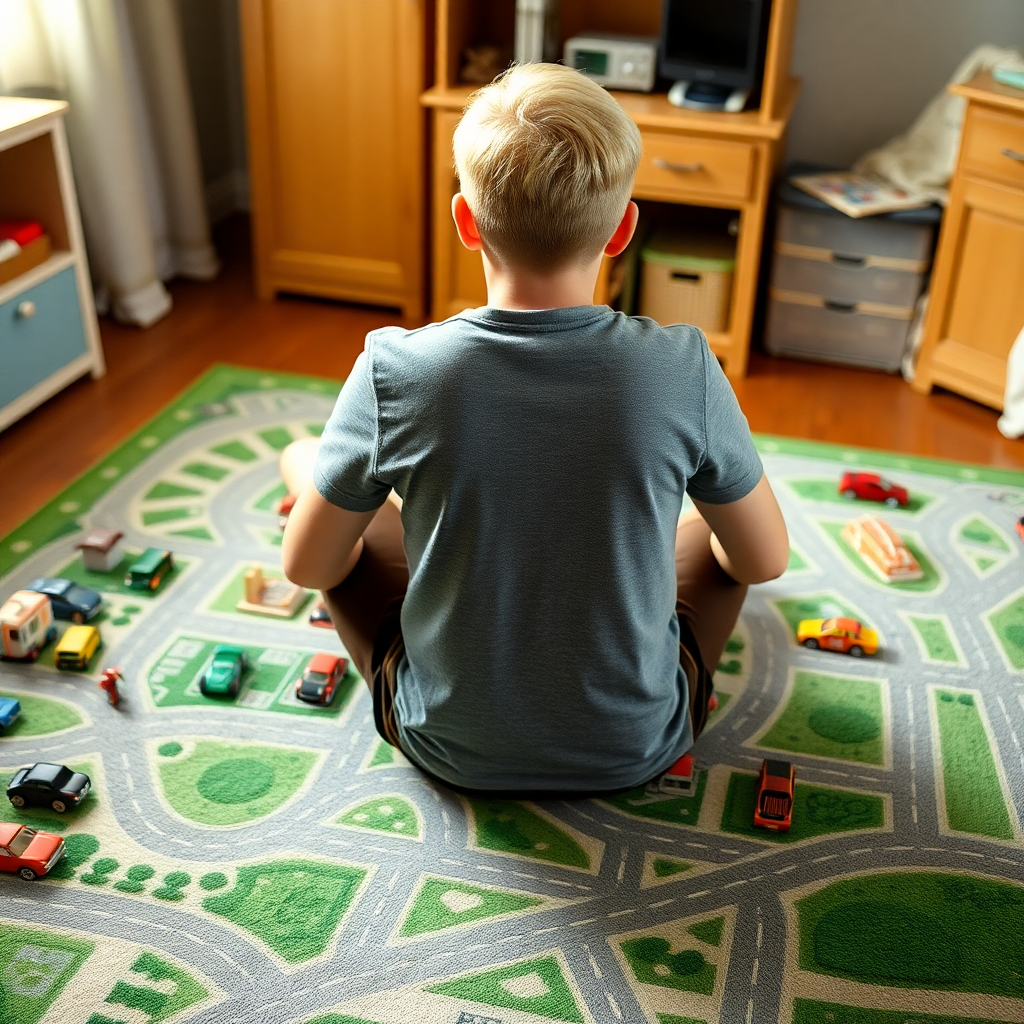 Why Mitchell Should Have a Race Car Rug With a Town On It