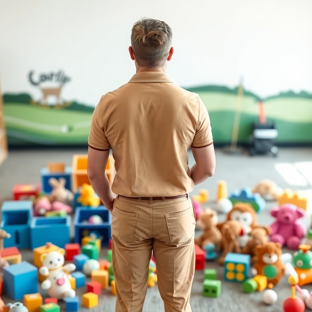 Mitchell's Big Adventure at the Golf Course