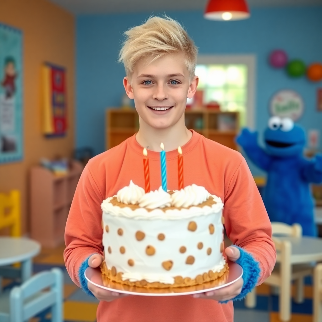 (Math, Fitness) Holden and Cookie Monster’s Dance Party