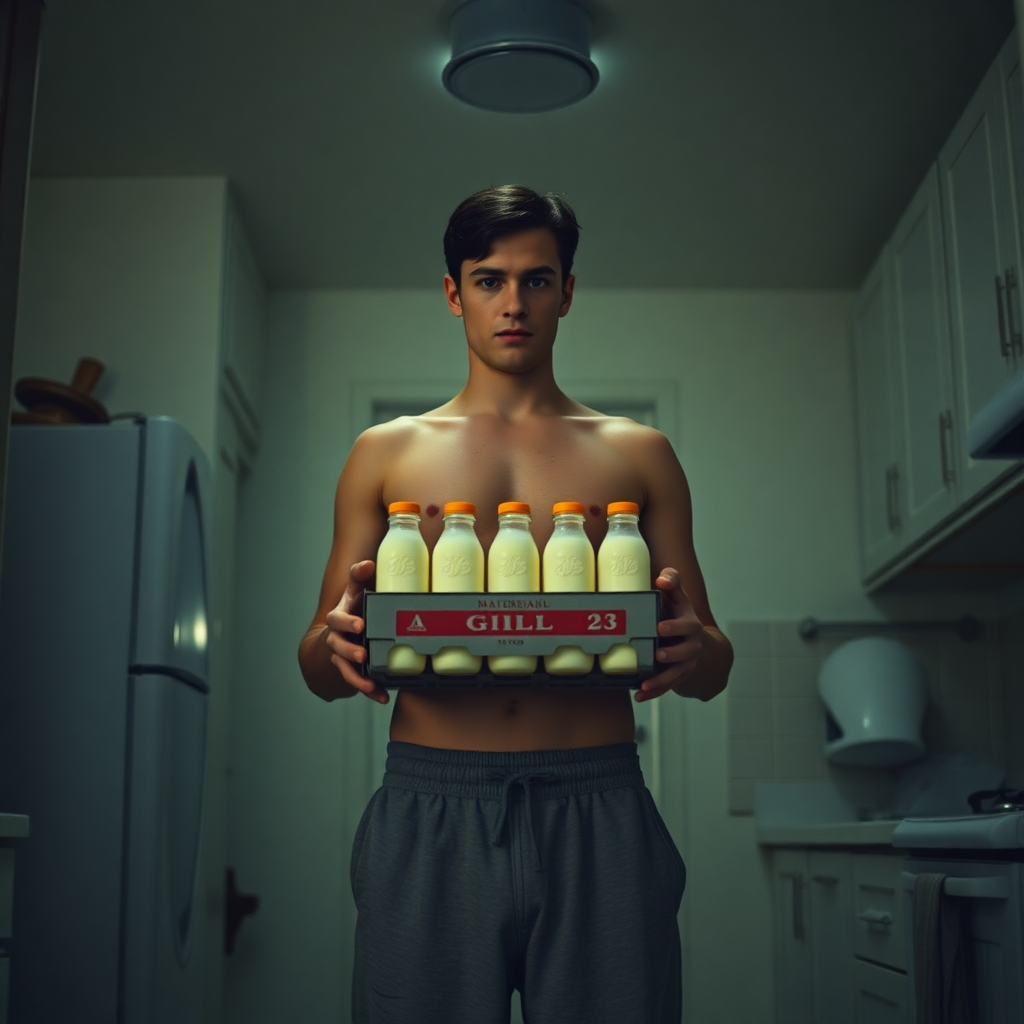 Caden's Milk Challenge