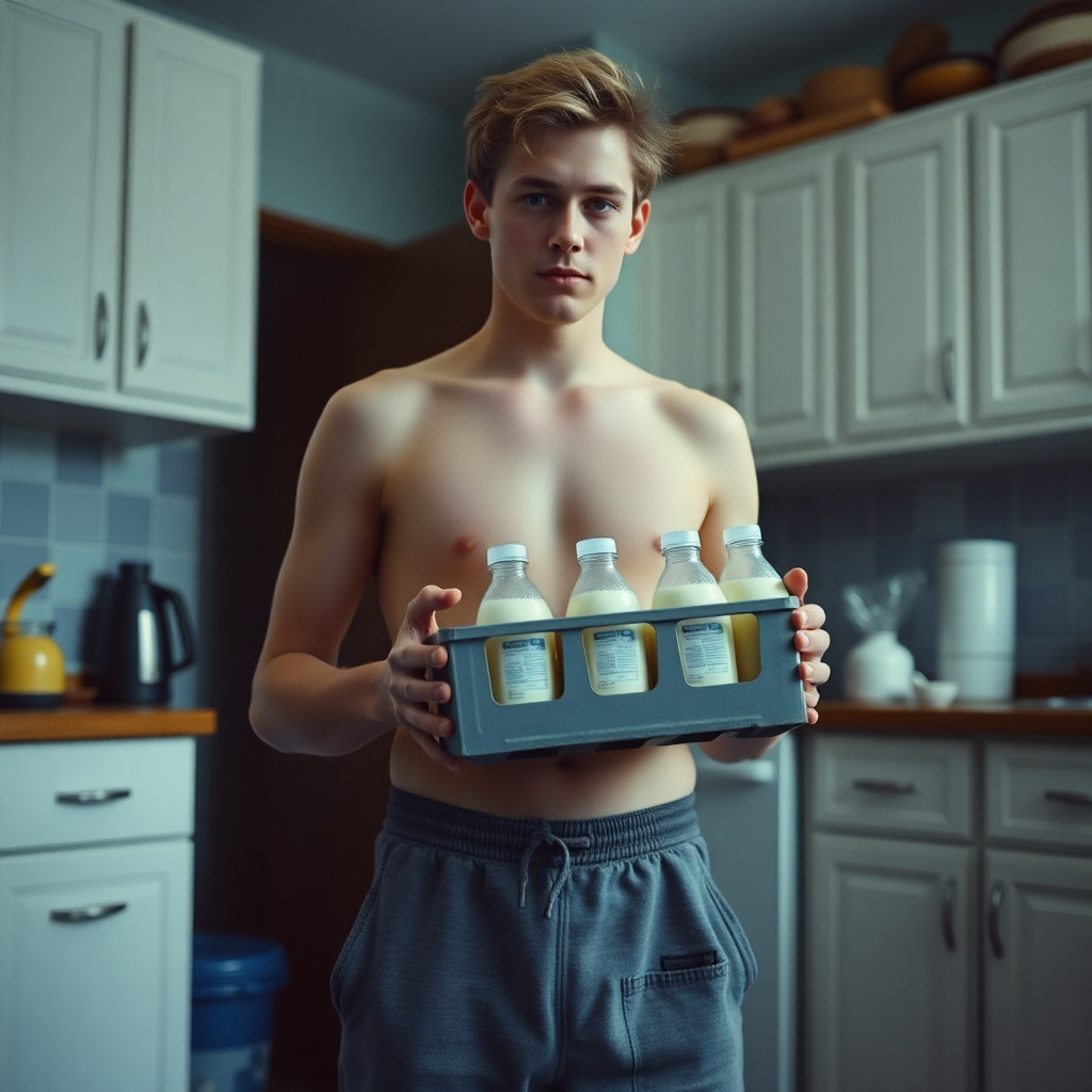 Kieran the Babysitter’s Caring Milk Adventure for Mitchell