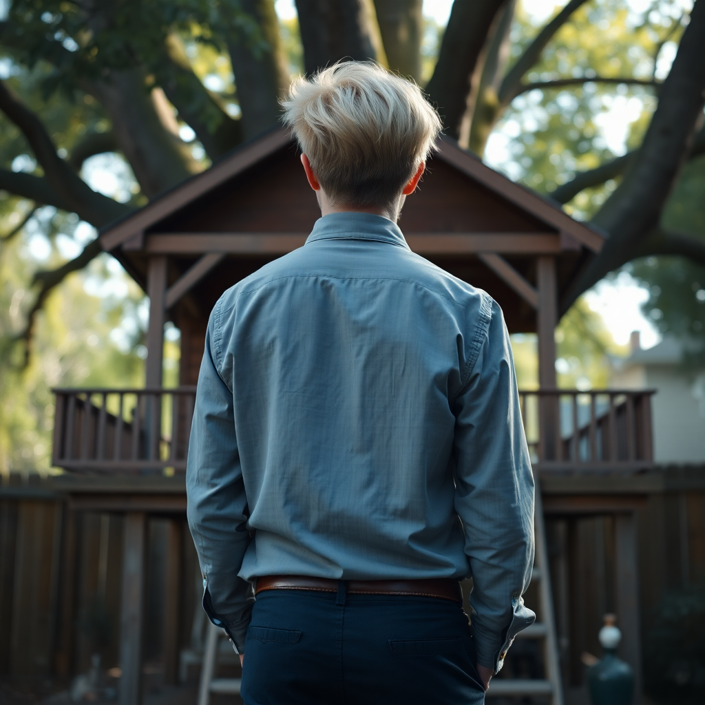 Treehouse: He wrestles friends after work—is that his truest self?