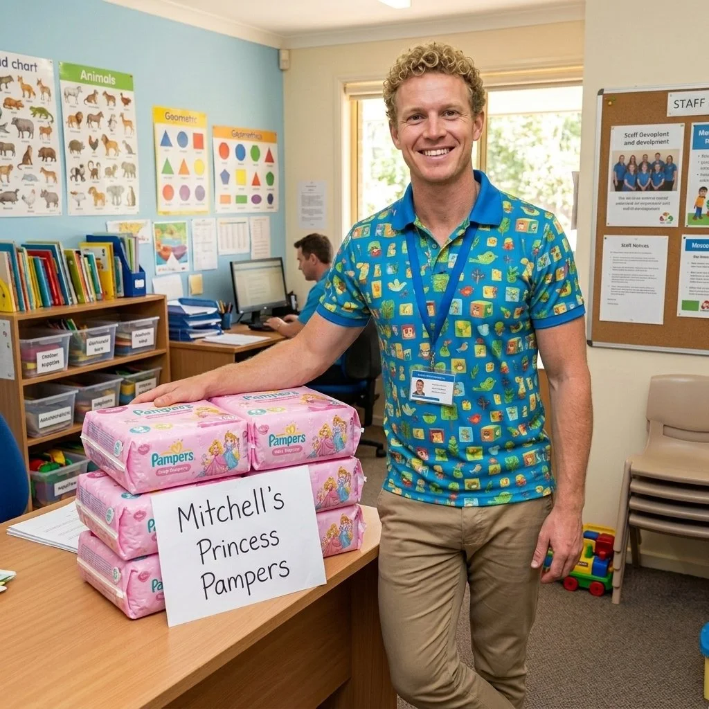 (Reflection, Math, Fitness) Mitchell's Princess Pampers