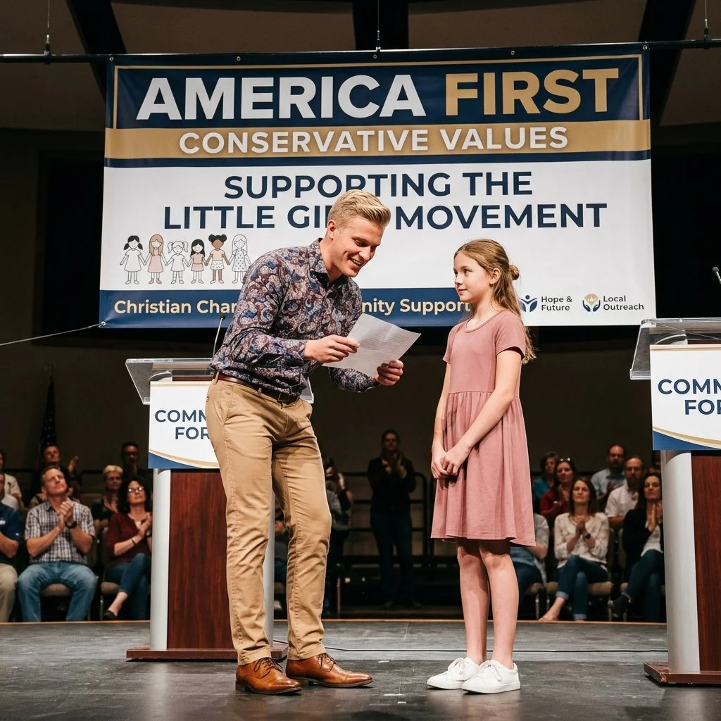Treehouse: America First, Little Girl Movement: Celebration of Faith, Family, and Community Values