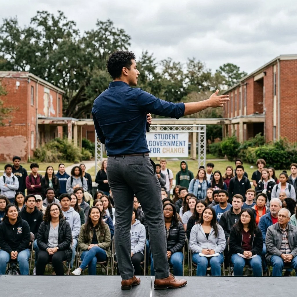 (Reflection, Math, Fitness, Mindfulness) Mitchell’s Big Day: Supporting Juan’s Speech Prep Journey