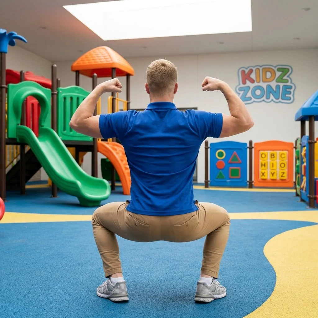 Mitchell's Diaper Dilemma: Standing, Squatting, or Superhero Pose?