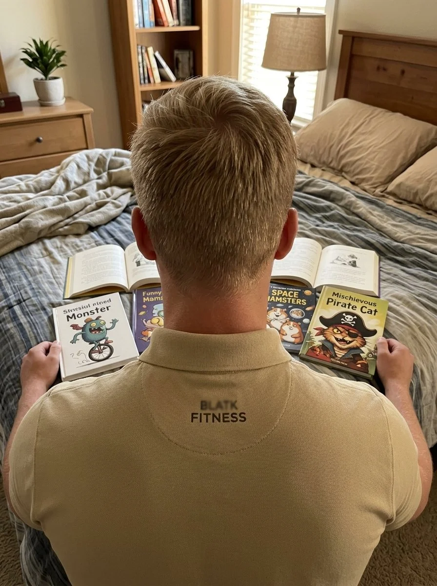 (Reflection, Math, Fitness, Mindfulness) Encouraging Mitchell's Reading Journey